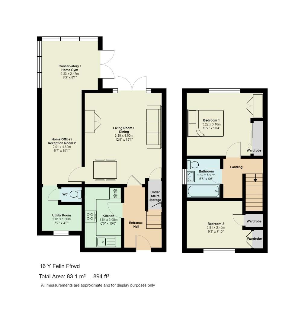 Floorplan for Y Felin Ffrwd, Caerphilly